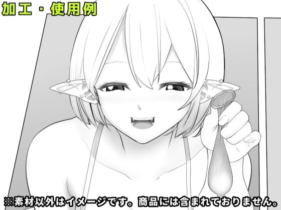 線画素材集［手］2 サンプル4ページ目