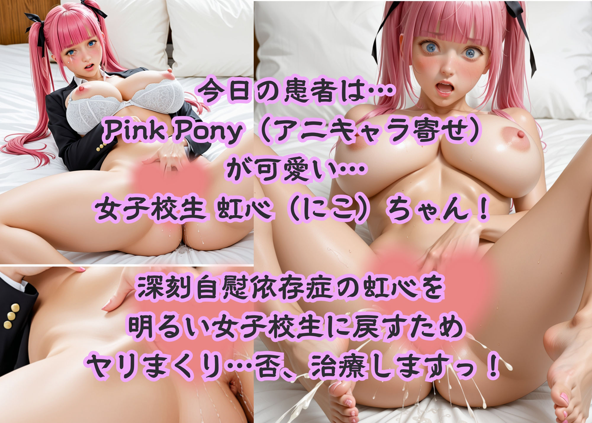 グラビア版 名門女子校の悩める女子校生マル秘治療 大作戦 虹心（Niko）の場合 サンプル1ページ目
