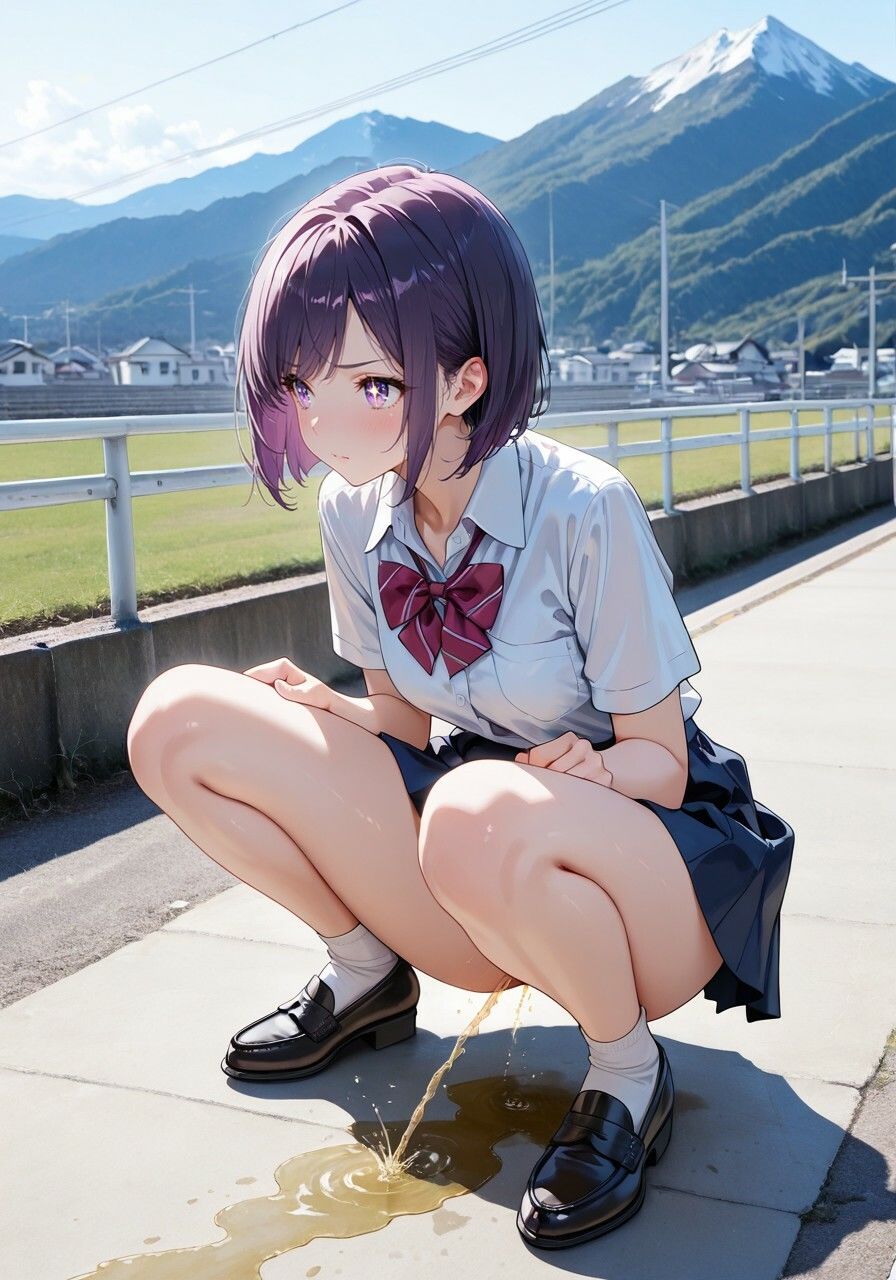 【無修正フルボイス4Kアニメ】制服美少女限定『おもらし探偵』汚（お）パンツを濡らす秘密の瞬間 『質問』目の前で美少女突然おもらしをしたらあなたはどうする？ サンプル1ページ目