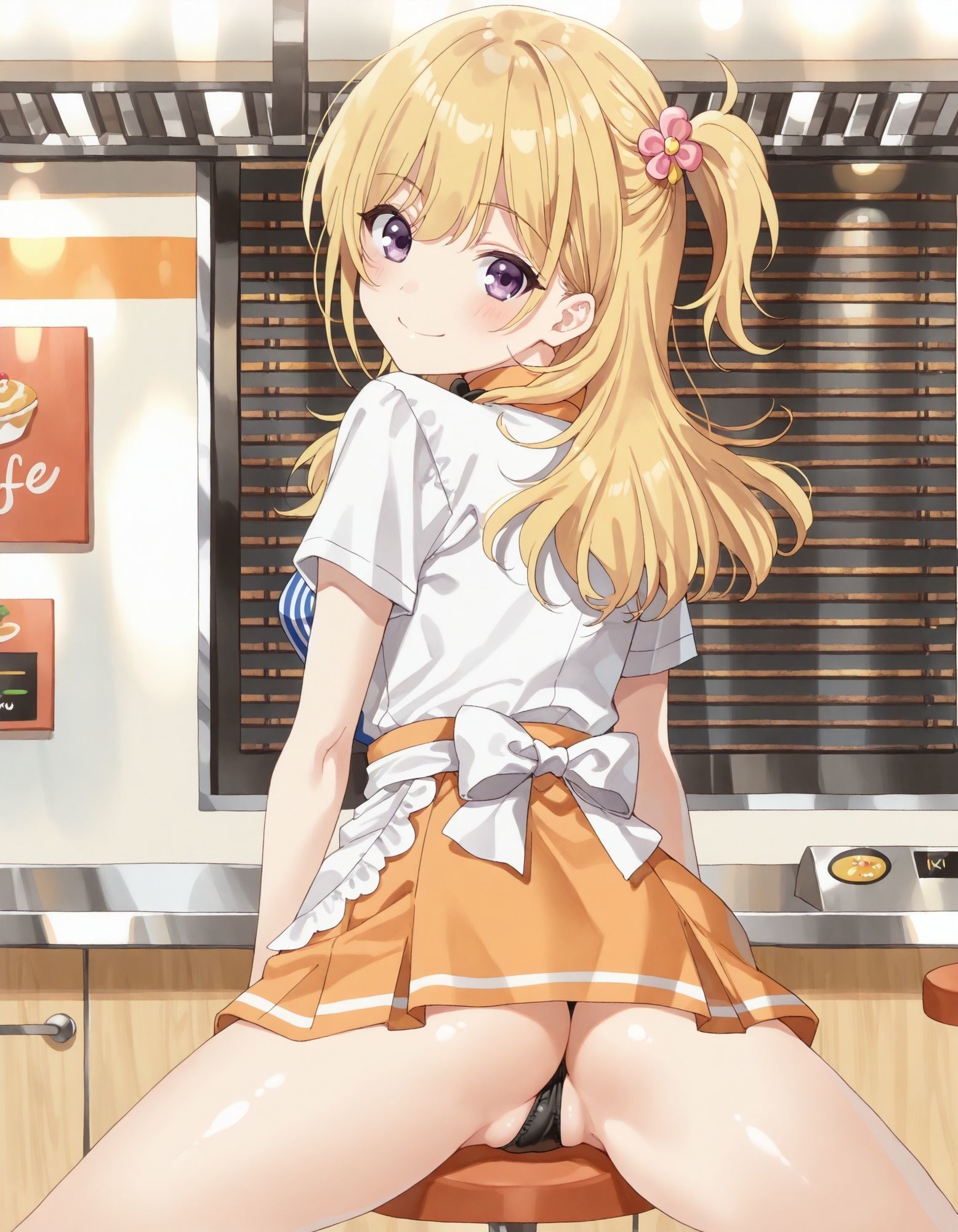 〇ななのパンチラ〜ウェイトレス編〜 サンプル7ページ目