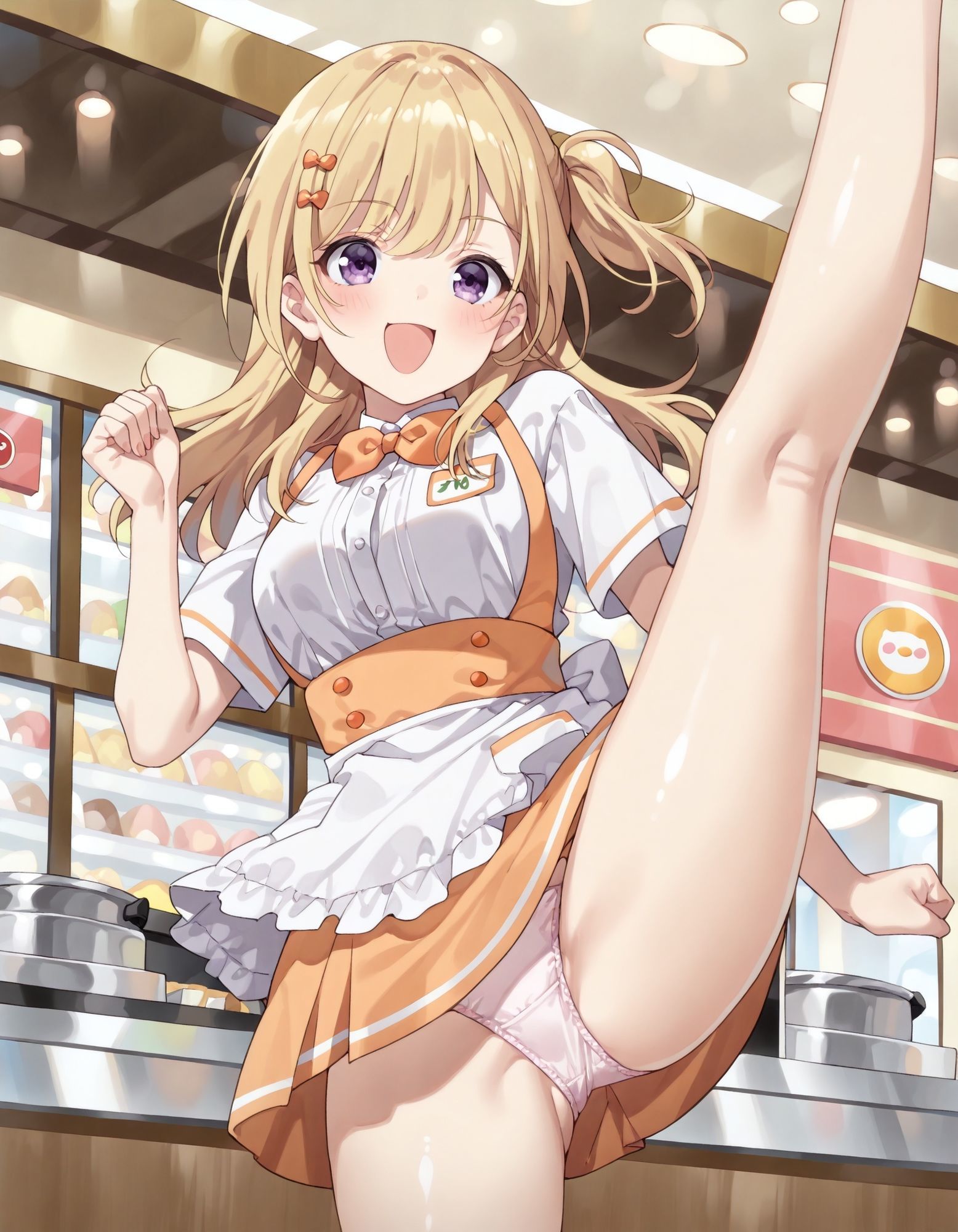 〇ななのパンチラ〜ウェイトレス編〜 サンプル8ページ目