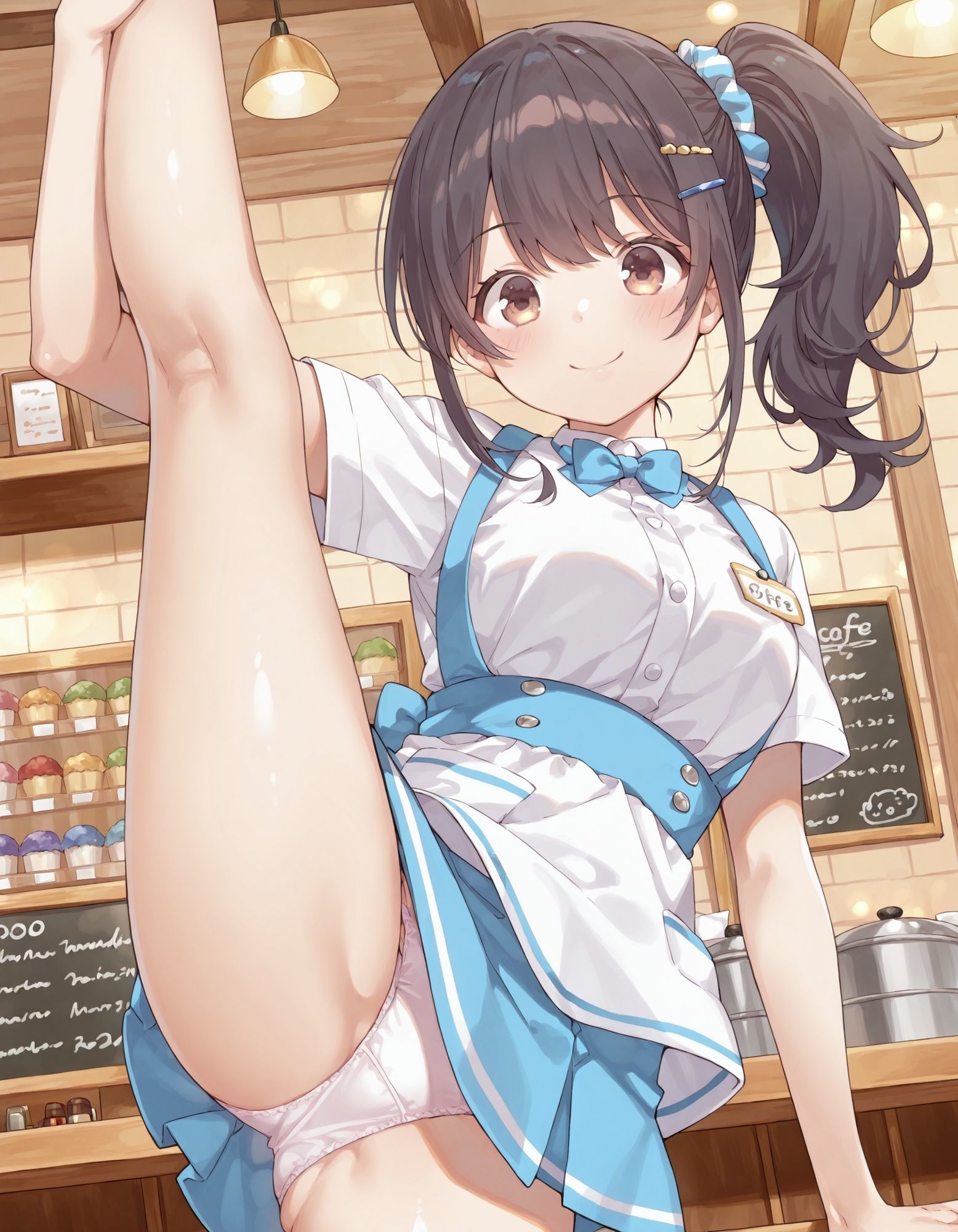 河〇まこのパンチラ〜ウェイトレス編〜 サンプル3ページ目