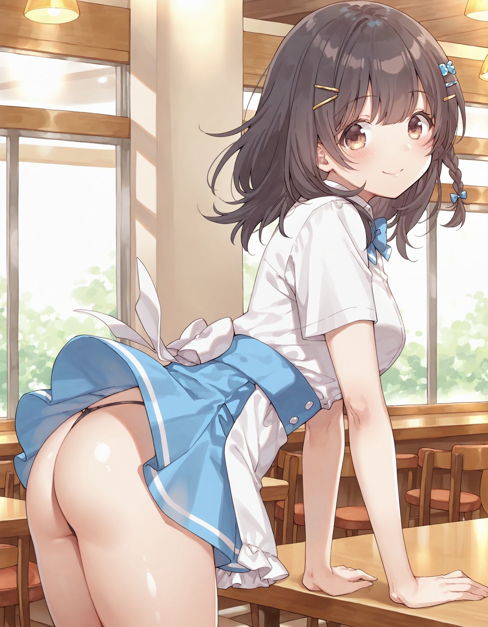 河〇まこのパンチラ〜ウェイトレス編〜 サンプル7ページ目