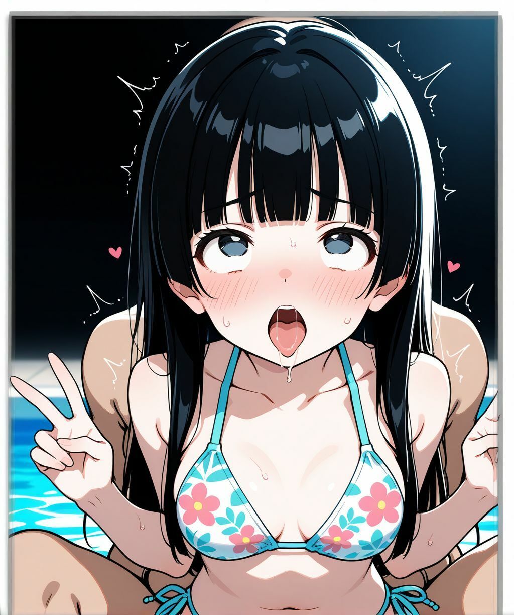 即落ちケツ穴NTR 強●ケツ穴妊娠プログラム始動 アヘ顔ダブルピース編 サンプル5ページ目