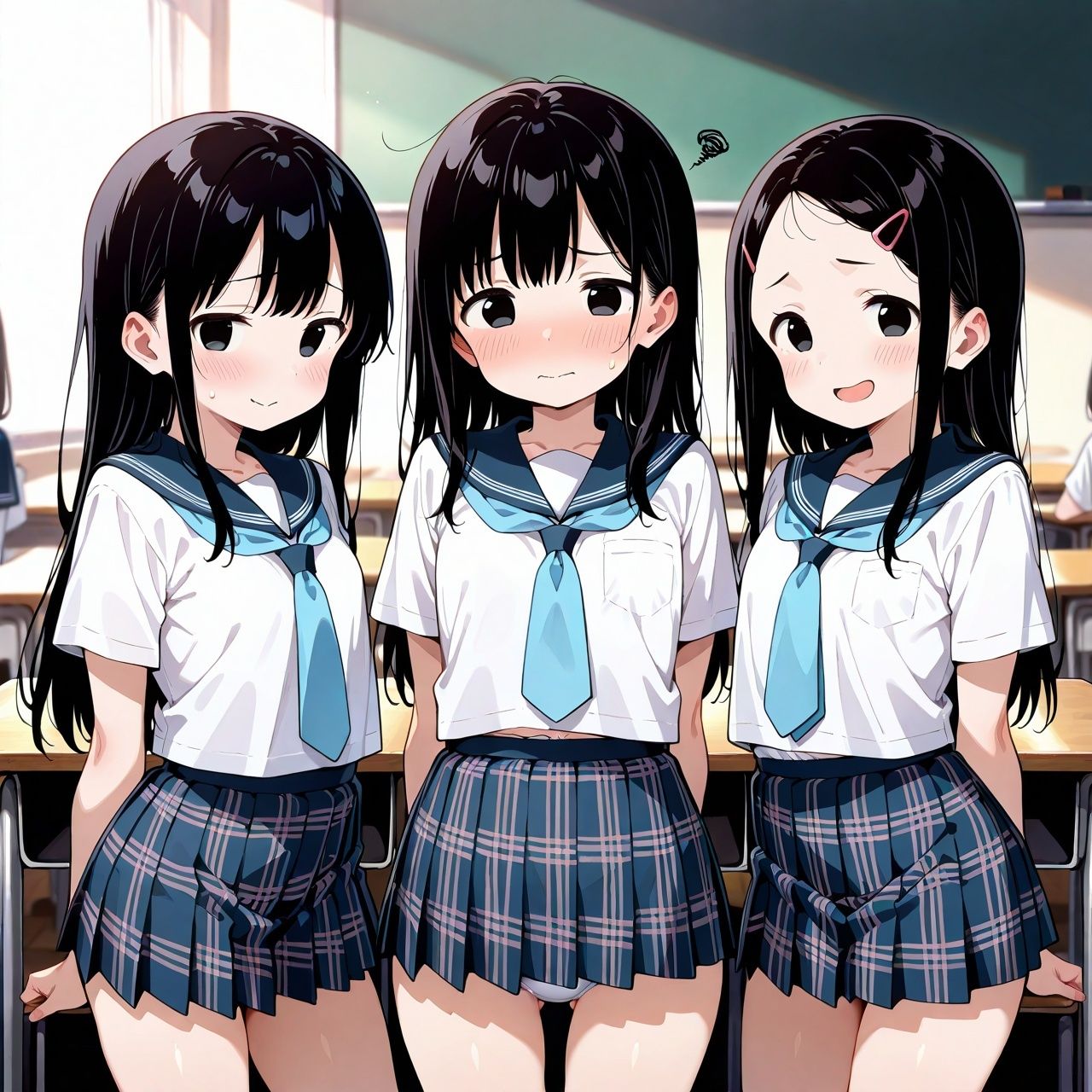 つるぺたビッチ【ハーレム学園 高画質 中出し R18】 サンプル3ページ目