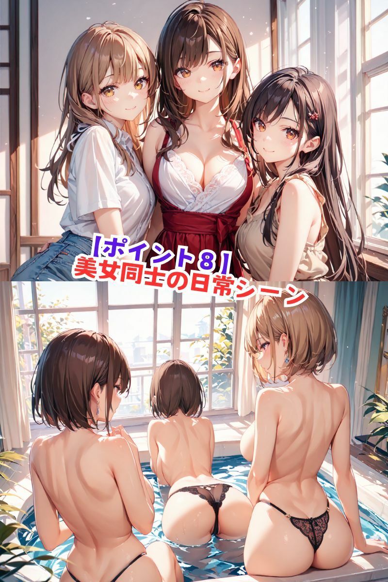 ド痴女ハーレム〜メイド・ナース・バニーガール〜綺麗なお姉さんに挟まれて犯●れまくる サンプル8ページ目