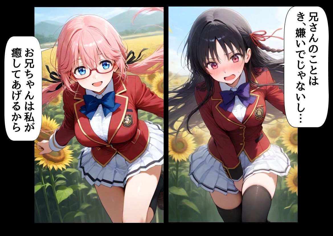 俺は大好きな堀北鈴●＆佐倉愛●のお兄ちゃんになる〜《馬並み巨根お兄ちゃんに転生》〜 サンプル7ページ目