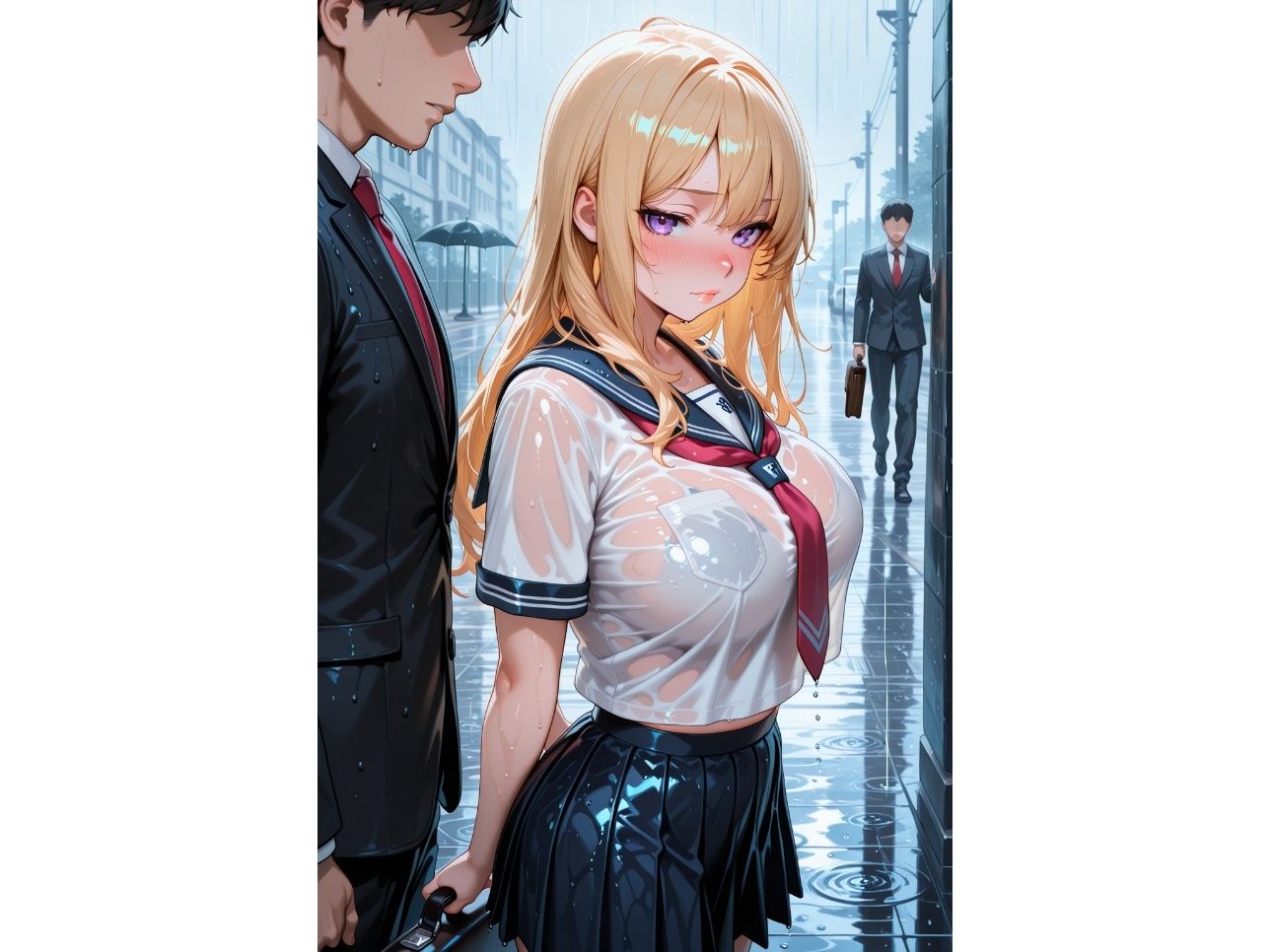 エロすぎる巨乳ギャルとヤリまくる話 サンプル3ページ目