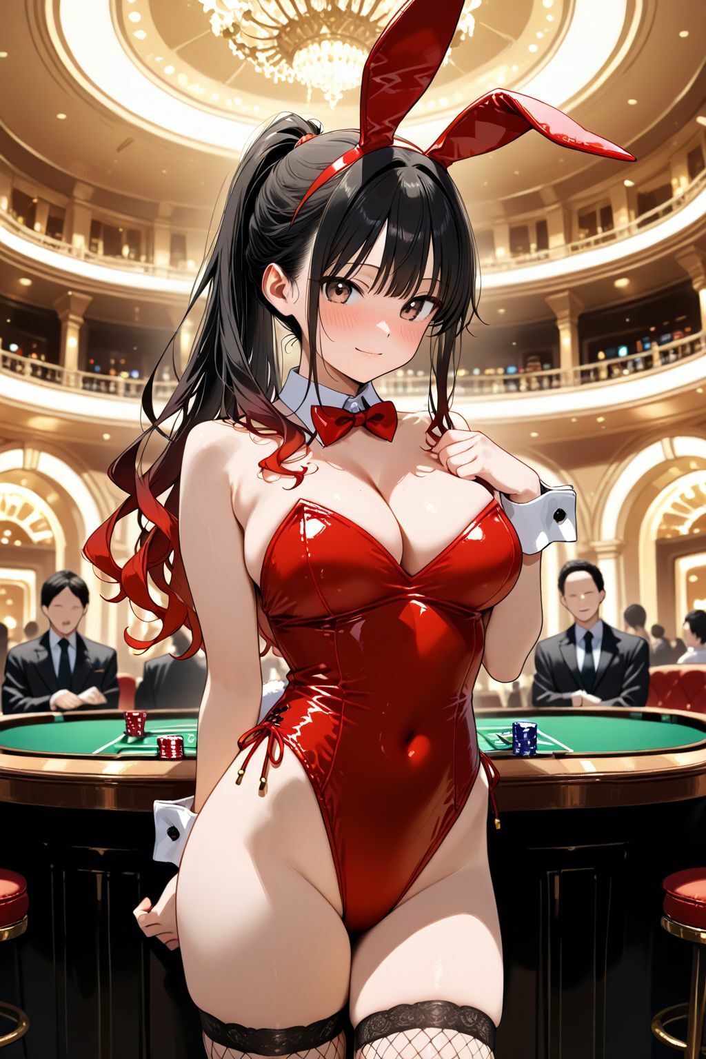ディーラーに勝利するとバニーガールに中だしできるカジノに潜入してみた件 5 サンプル1ページ目
