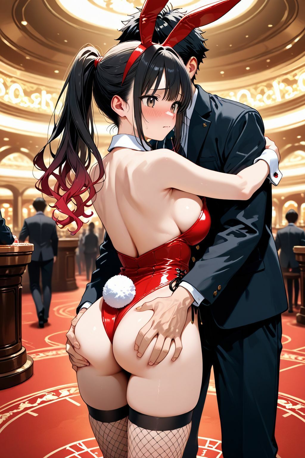 ディーラーに勝利するとバニーガールに中だしできるカジノに潜入してみた件 5 サンプル2ページ目