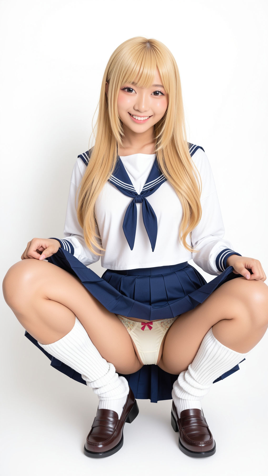 プリクラおふざけパンチラ 〜しゃがみパンチラ ルーズソックス制服女子編〜 【310P】 サンプル2ページ目