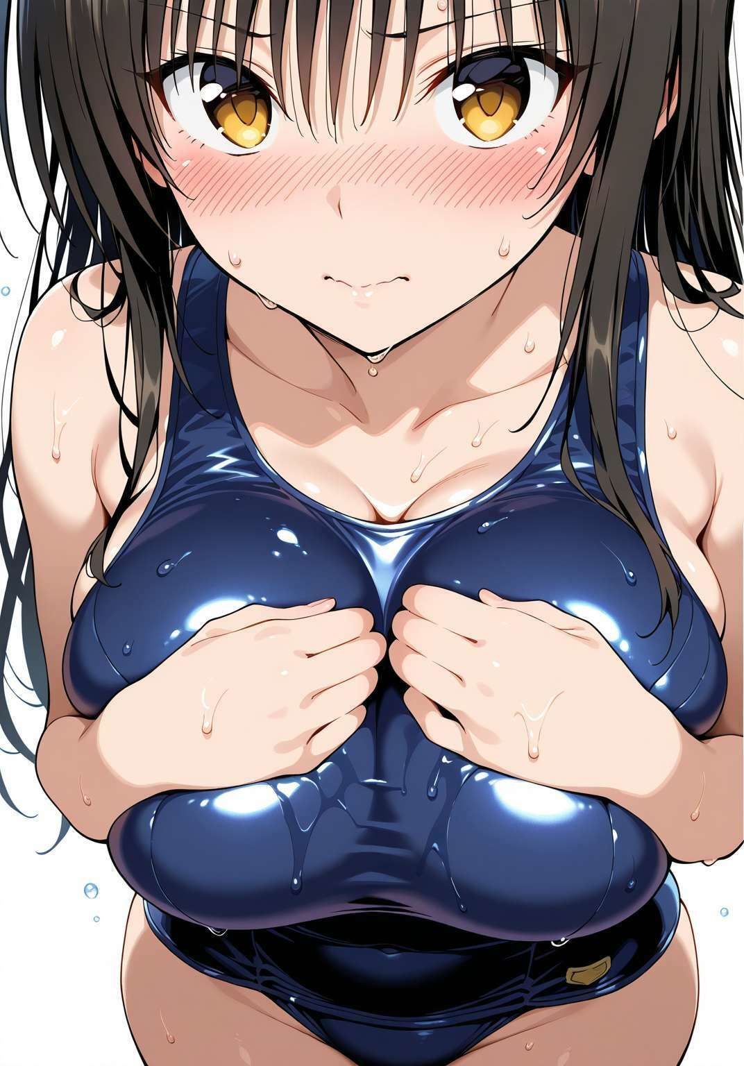 古手川唯のスク水でとろけるH（ハート） サンプル2ページ目