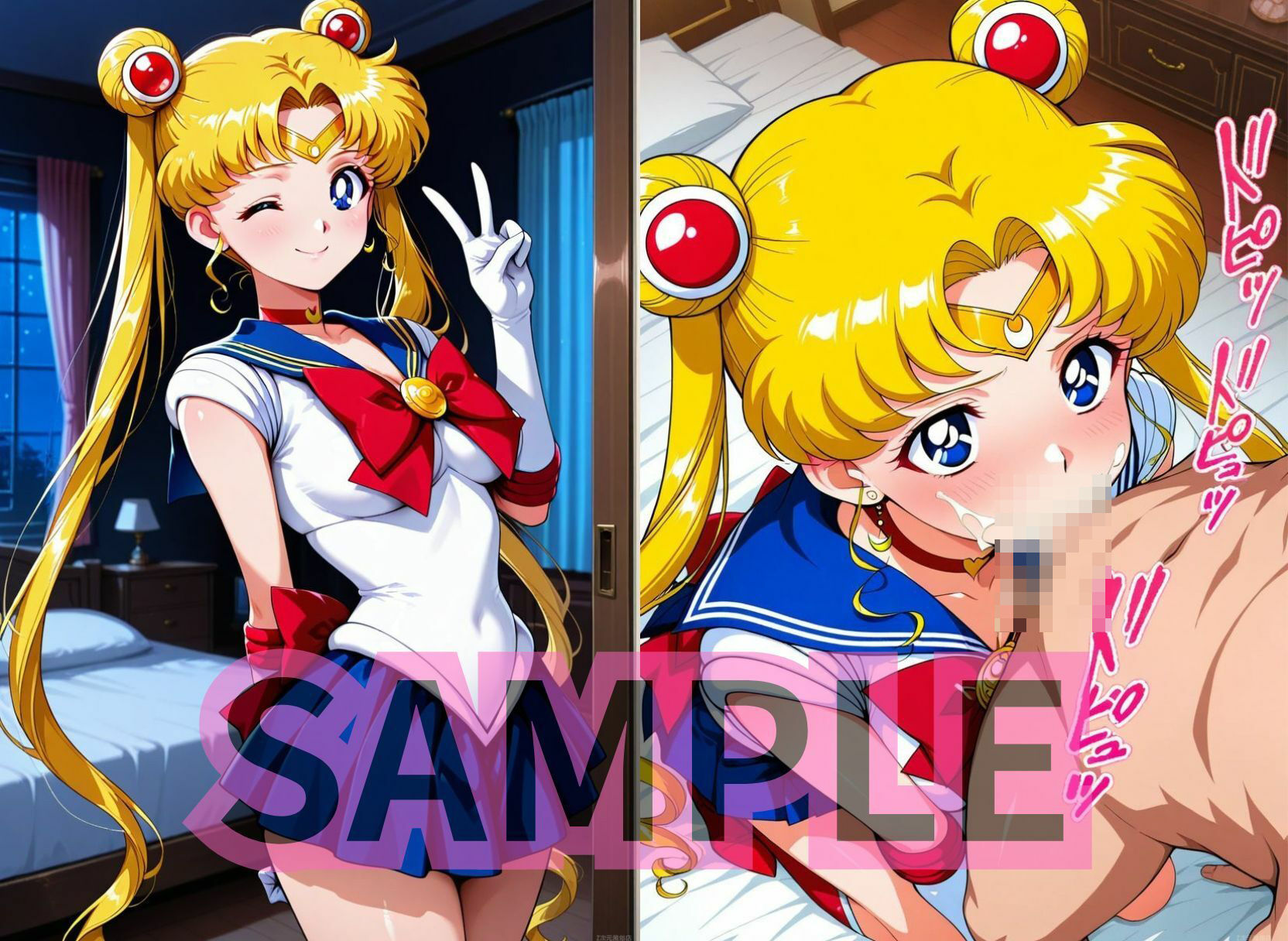 NNデリヘルセーラー○ーンです。月にかわって中出しのご褒美をお楽しみください。 サンプル1ページ目