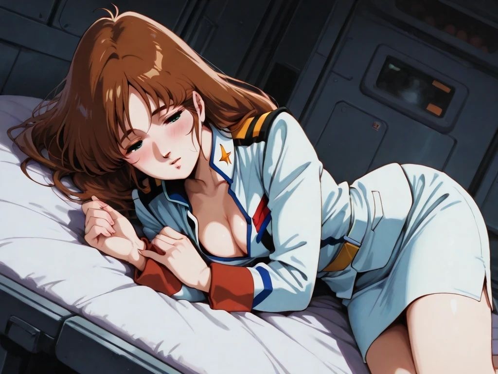 AIイラストCG集96  早〇未沙  ─ 戦火の艦内、彼女の秘めたる時間 ─ サンプル2ページ目