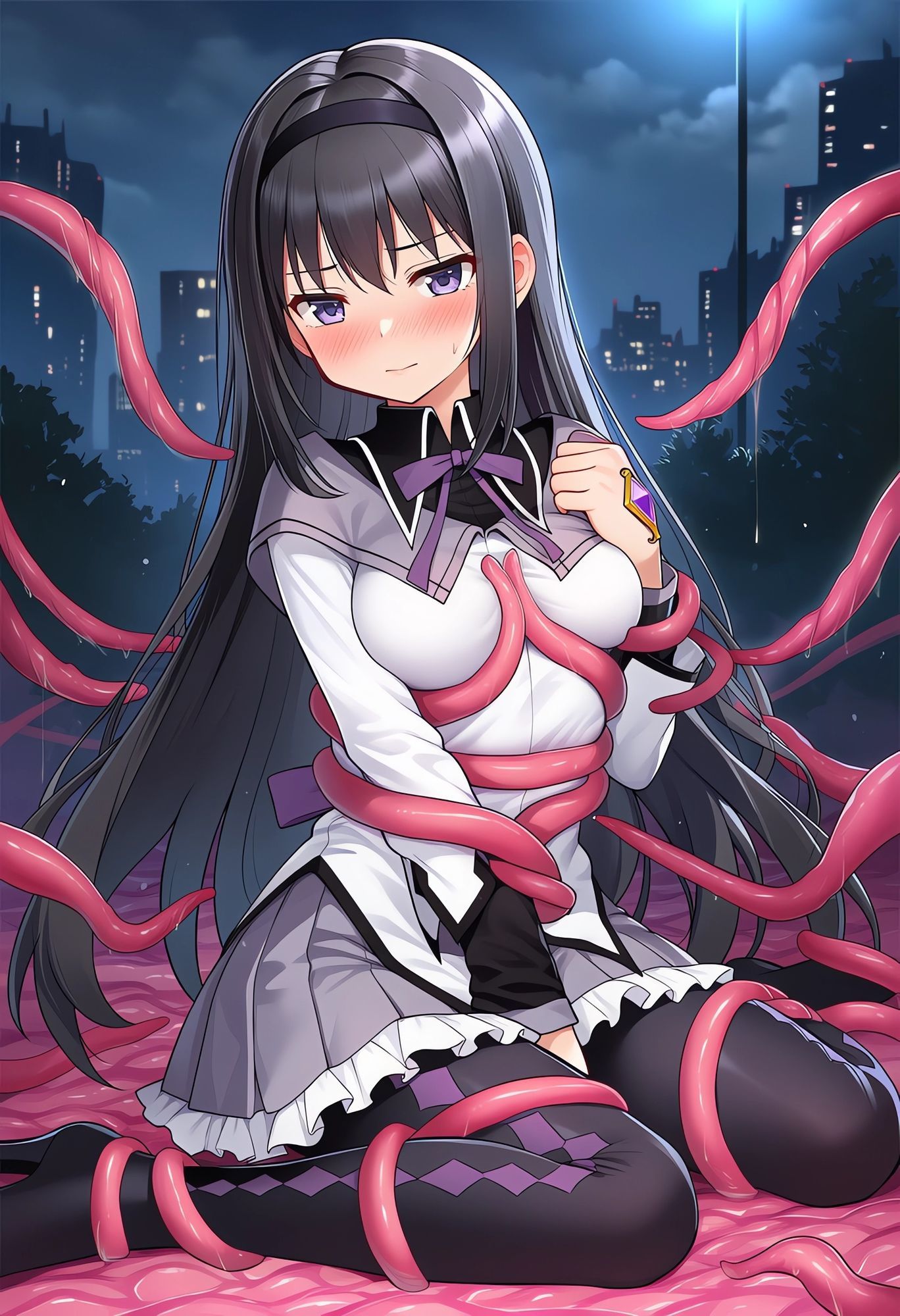 魔法少女触手えっちAIイラスト集 サンプル9ページ目