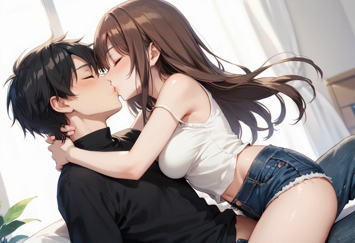 バニーガールコスプレ彼女 甘〜い喘ぎ声（はーと）イチャイチャH サンプル1ページ目