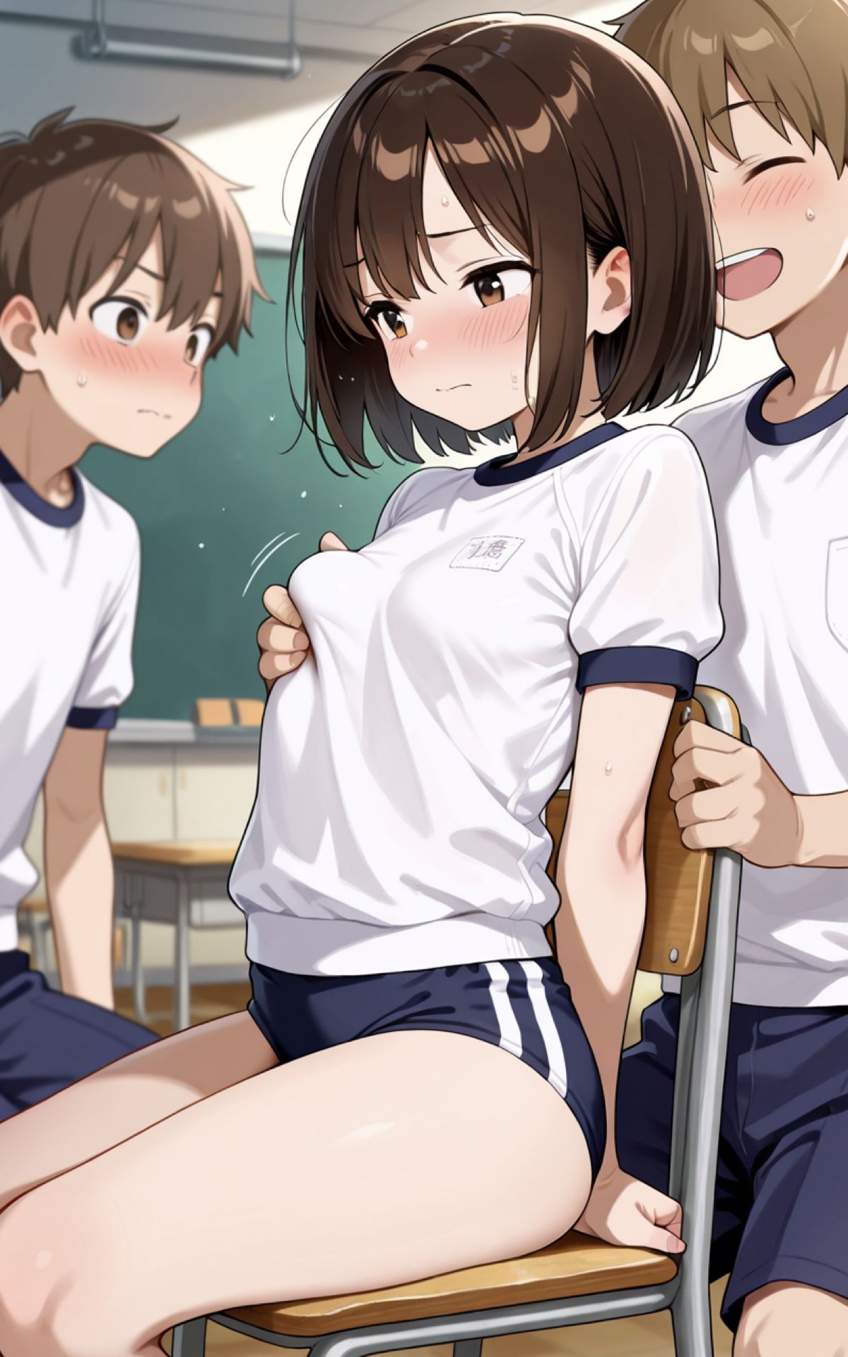乳揉み（7） サンプル5ページ目
