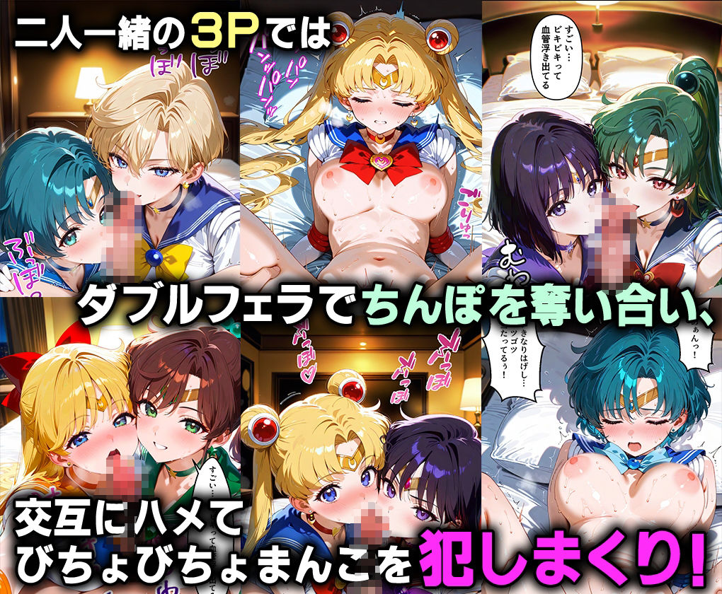 ふたりは俺のオナペットっ！セーラー戦士総集編1 サンプル4ページ目
