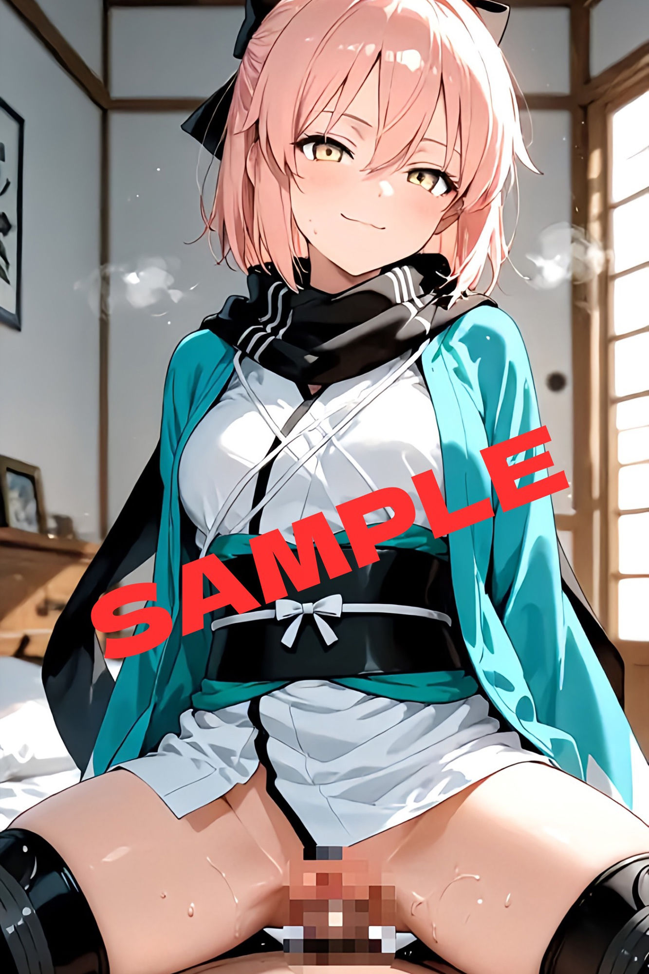 搾精魔力補給 沖田総司 サンプル4ページ目