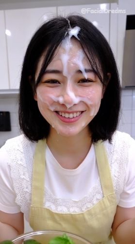 顔射後の余韻 - エプロン編 Vol.4 サンプル5ページ目