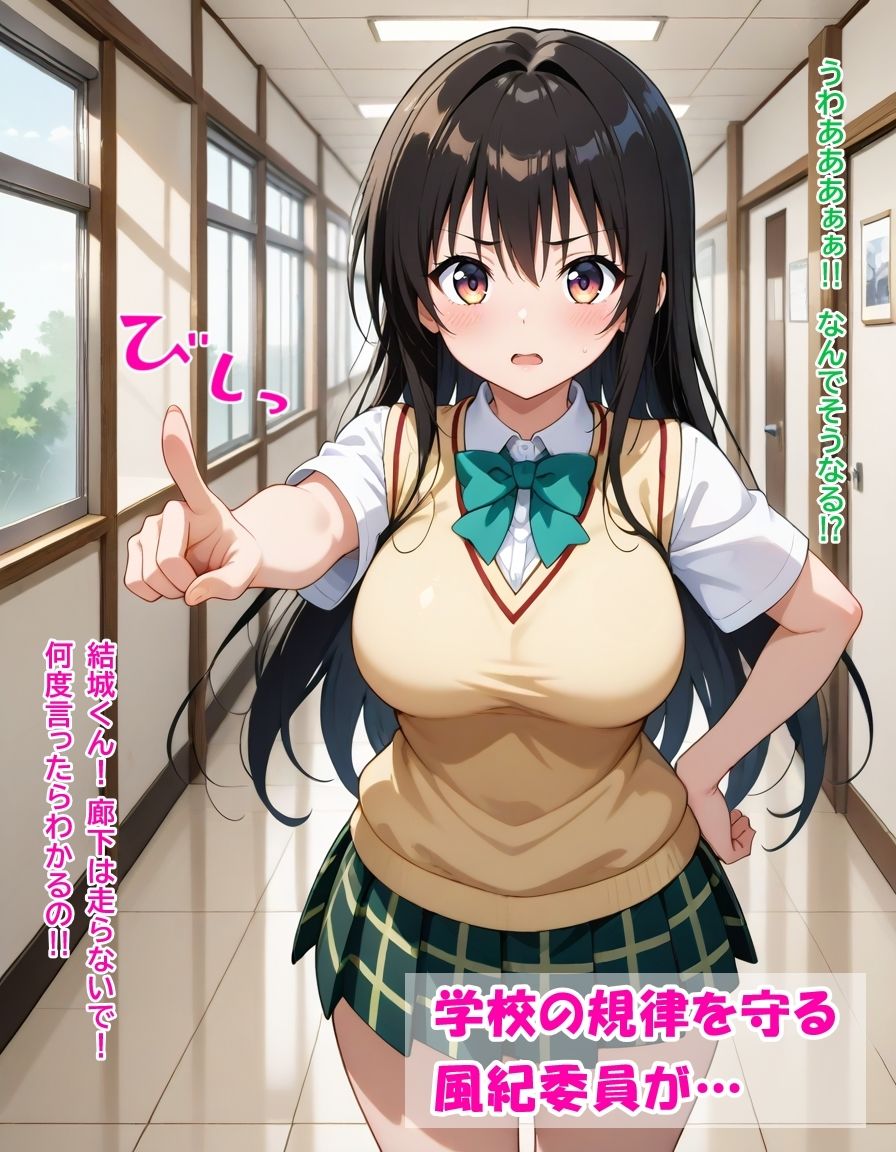 風紀委員が弱みを握られて何でも言う事を聞いてしまう話 サンプル1ページ目