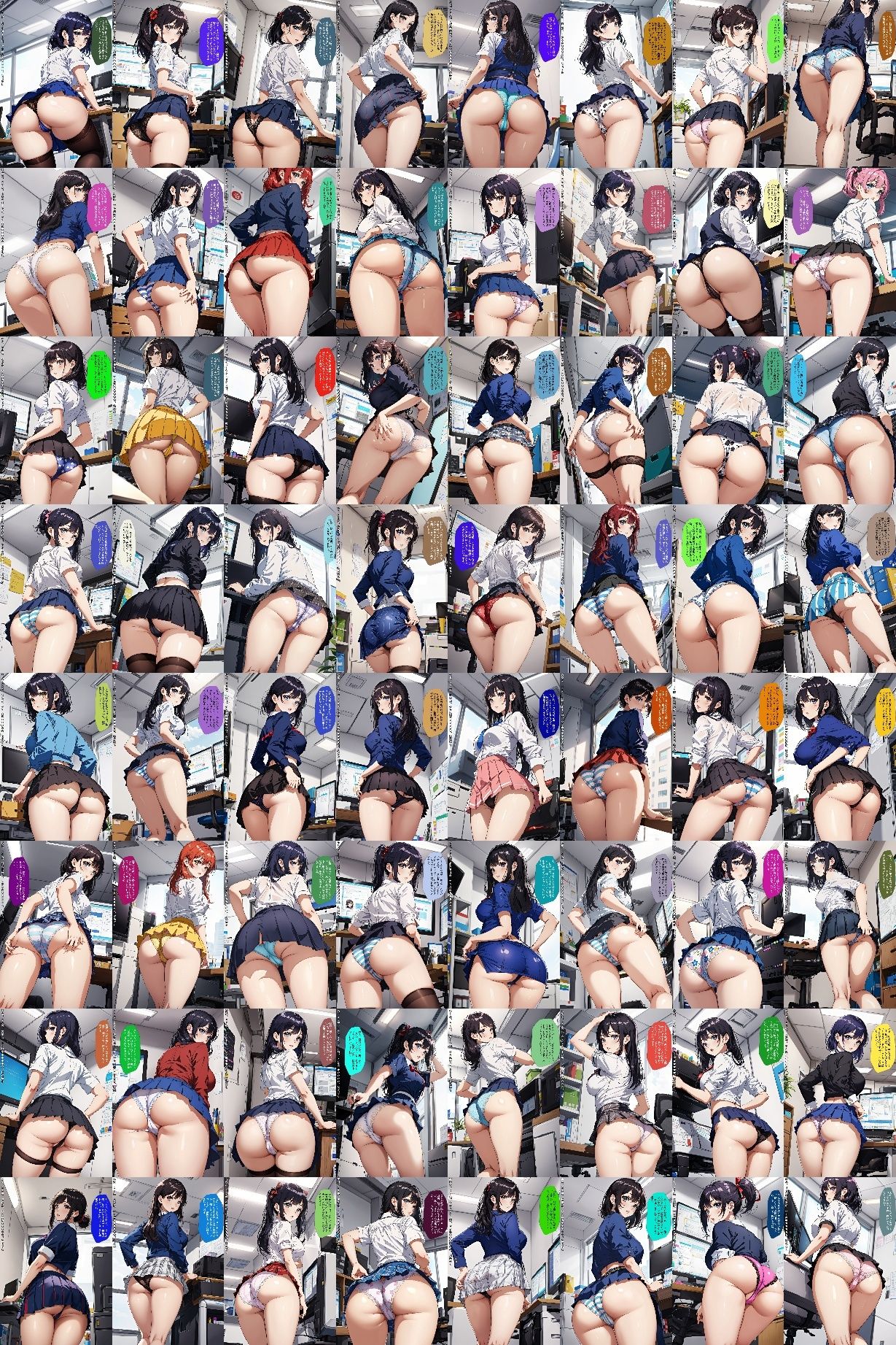 デカ尻OLのパンティ事情、知りたくない？ Vol.4（最終巻） サンプル9ページ目