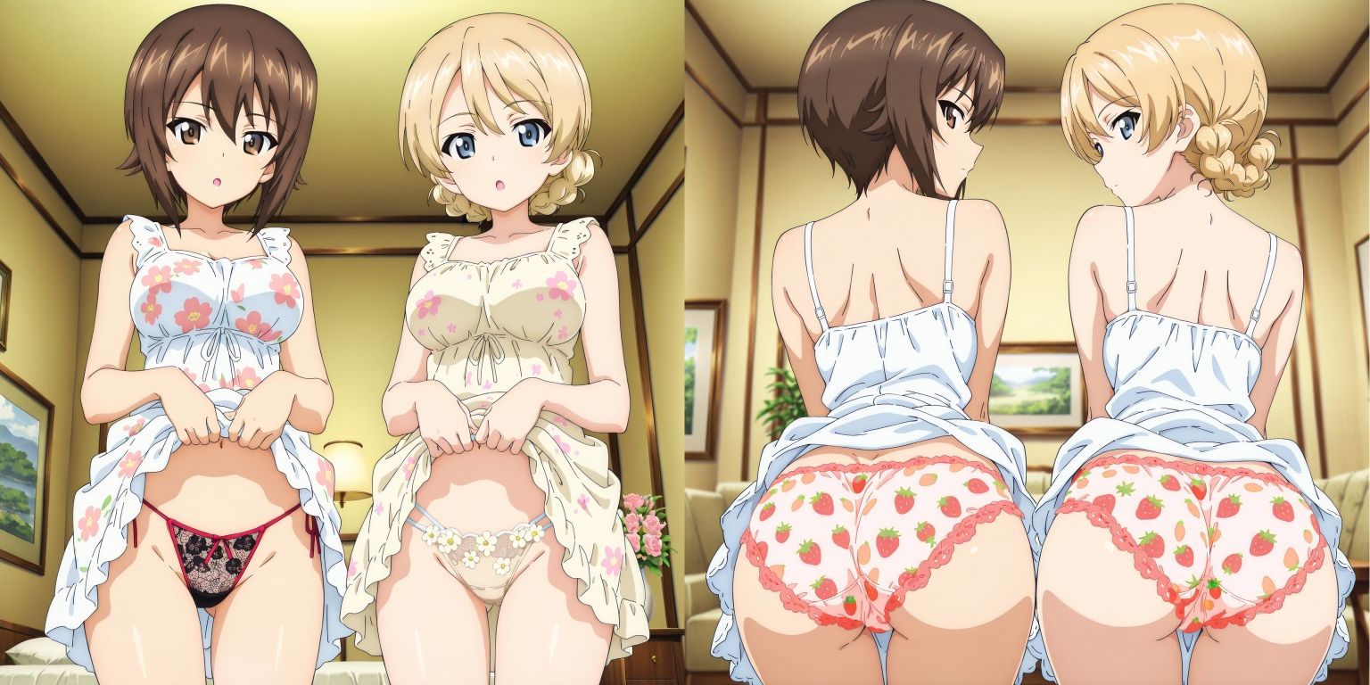 戦車道のパンツ2 サンプル1ページ目
