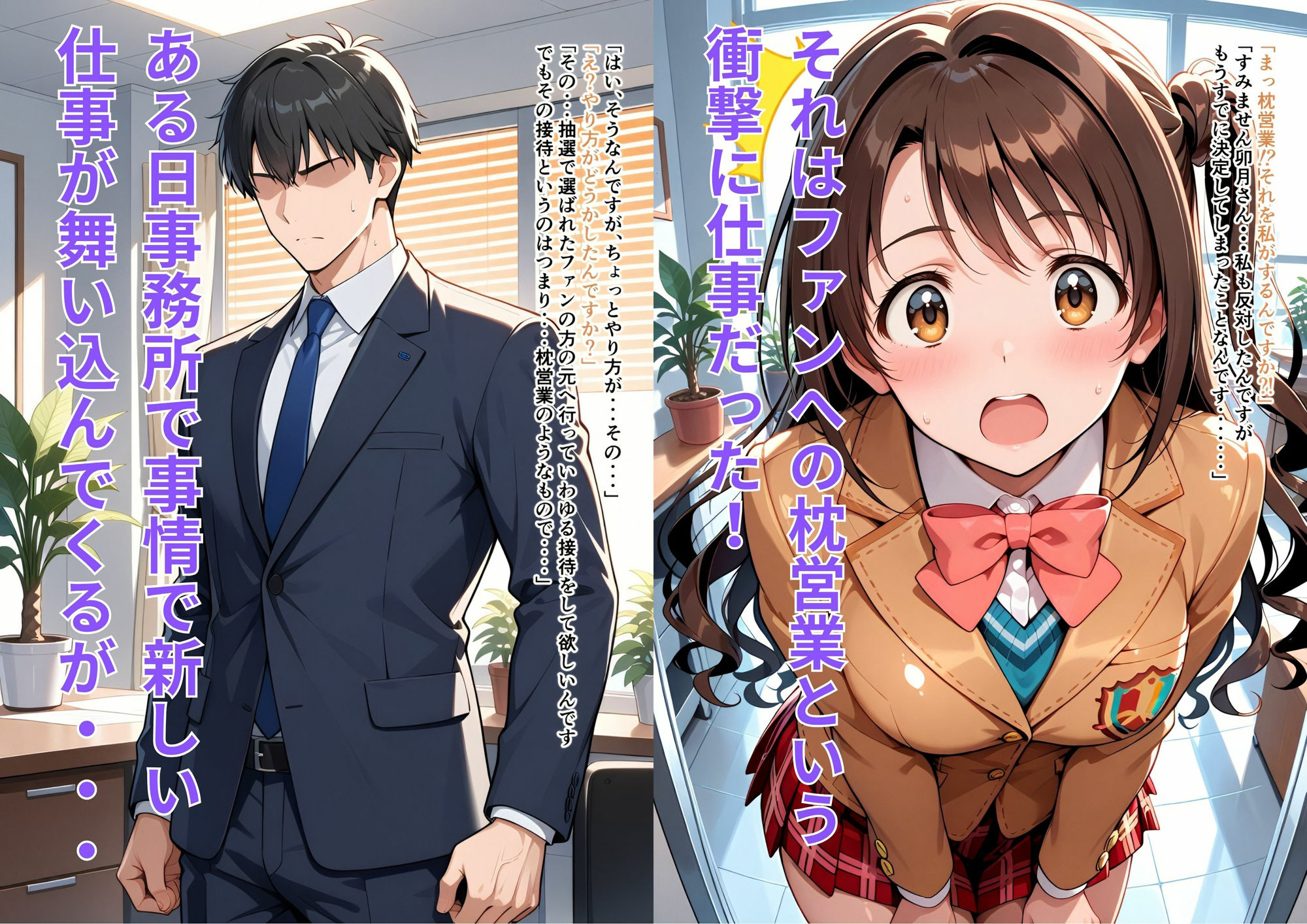 一生懸命がんばります！私があなたの生きがいになってみせますからね サンプル1ページ目
