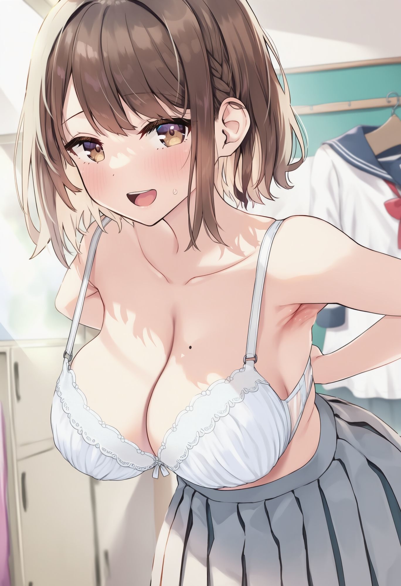 クラスで一番可愛い女の子の恥ずかしい聖水！ サンプル2ページ目