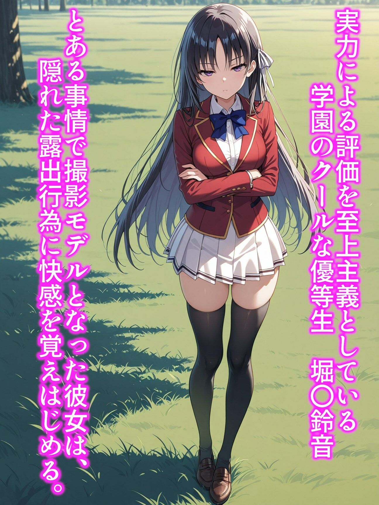 堀〇鈴音は自分が露出狂だとまだ知らない サンプル1ページ目