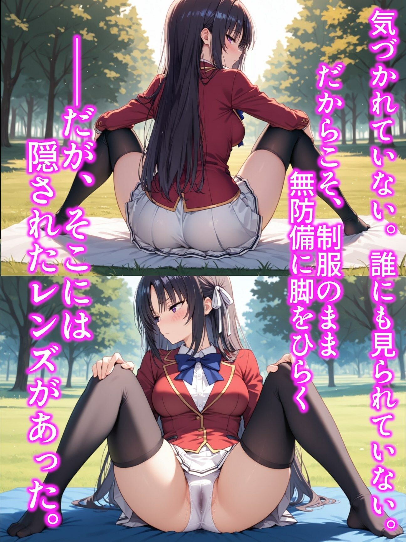 堀〇鈴音は自分が露出狂だとまだ知らない サンプル2ページ目