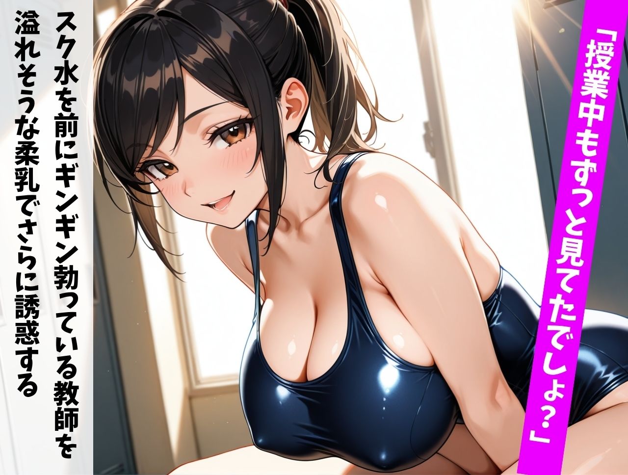 爆乳妹ちゃんはキモデブ教師チンポにメロメロ サンプル5ページ目