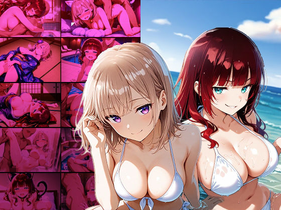 高級リゾートで秘密の個人レッスン！爆乳ダブルモデル孕ませ撮影【4K】 サンプル1ページ目