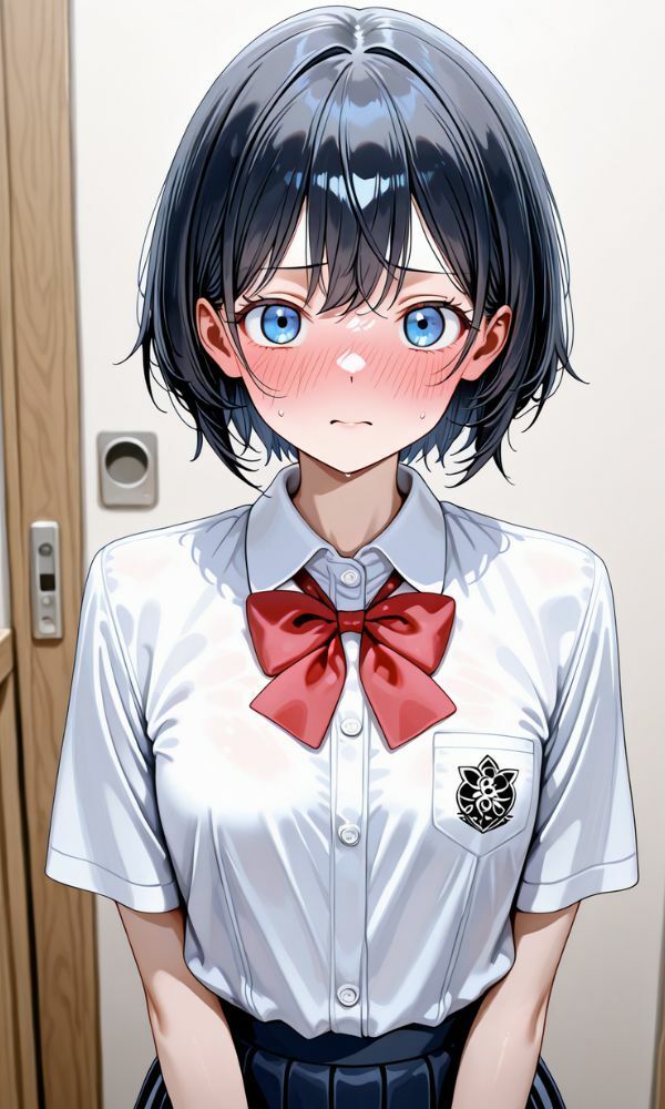 女子校生を種付プレスで性教育 サンプル1ページ目