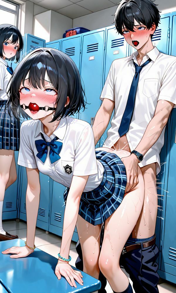女子校生を種付プレスで性教育 サンプル5ページ目