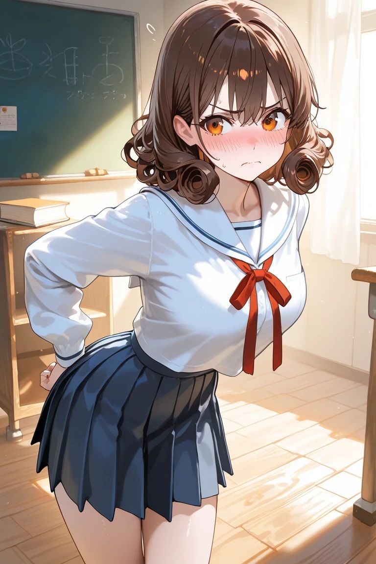 美術部×制服モデル サンプル1ページ目