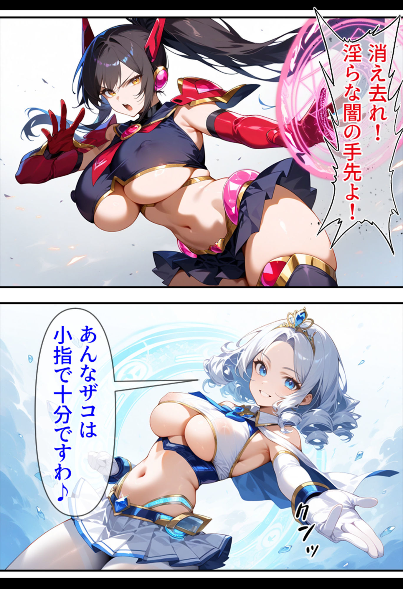 神聖戦姫セレスギア〜絶対服従！！AV契約魔法の罠〜 サンプル1ページ目