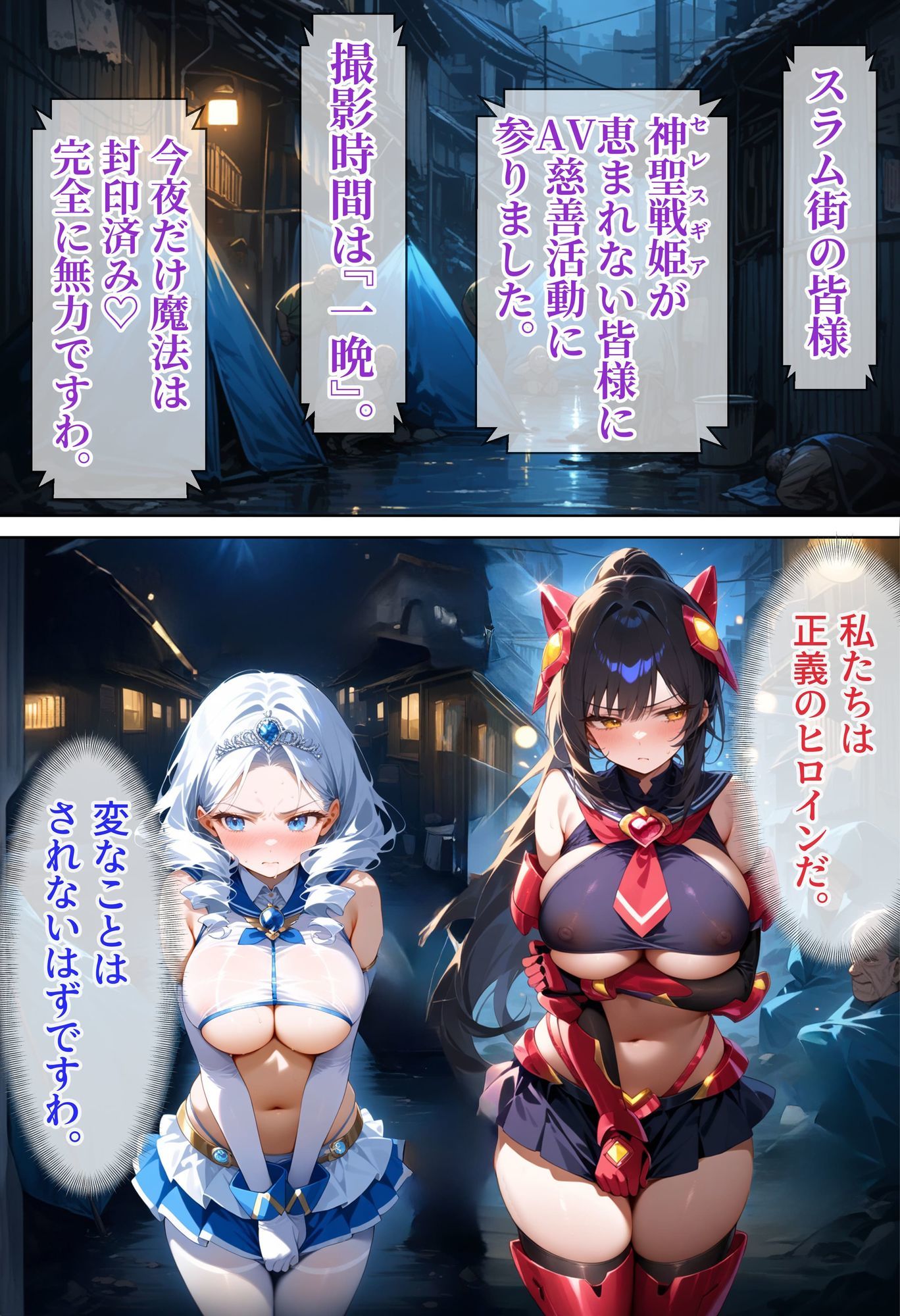 神聖戦姫セレスギア〜絶対服従！！AV契約魔法の罠〜 サンプル8ページ目