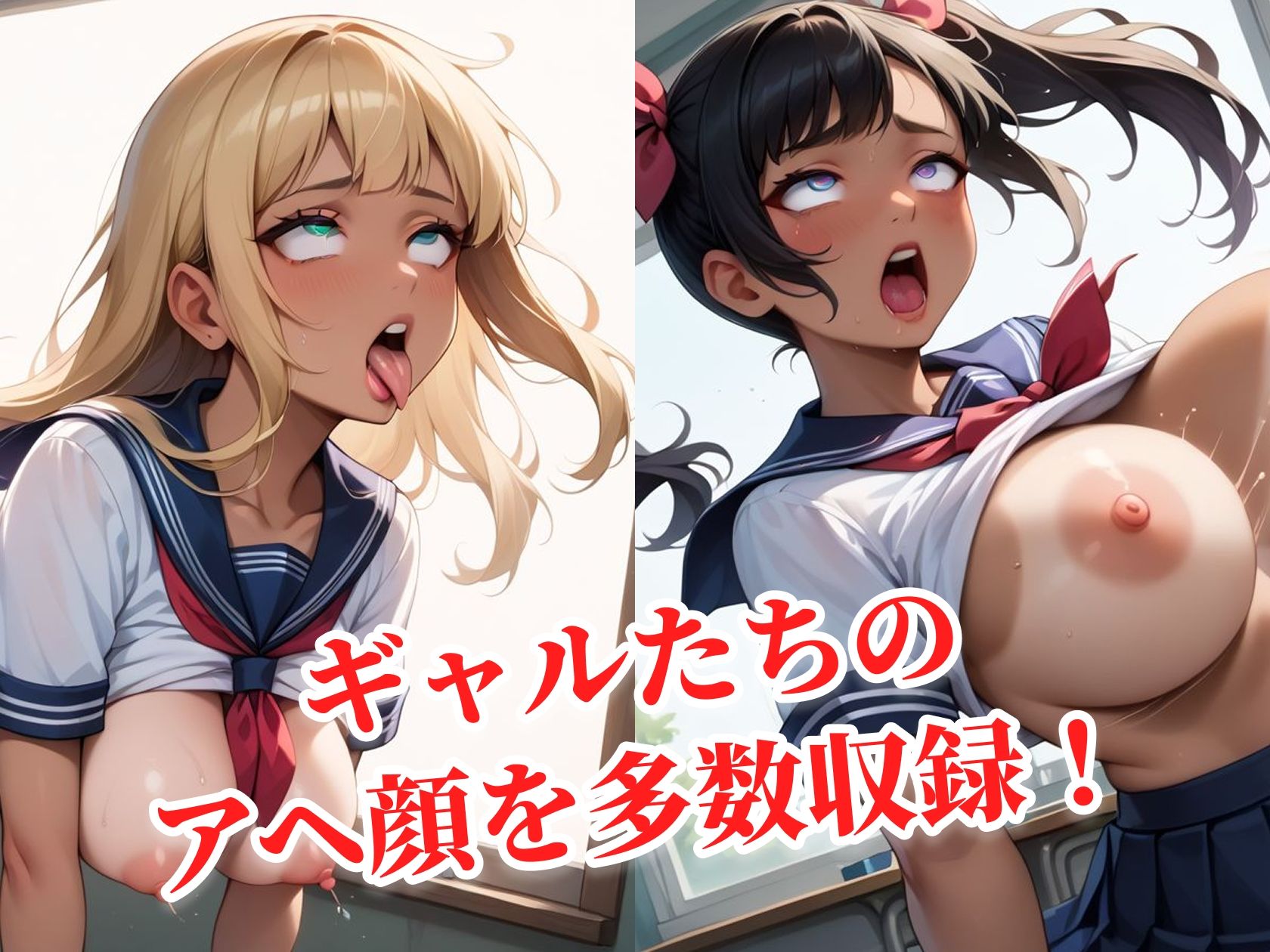 黒ギャル〜制服を着た肉感強めなビッチに種付け〜 サンプル2ページ目