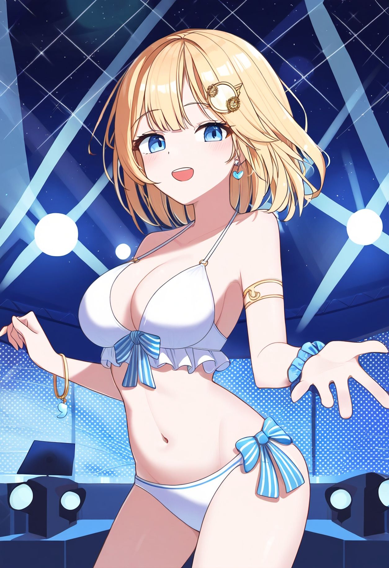 【買い切り版】バーチャル衣装故障で羞恥アメリア（English translation included） サンプル4ページ目
