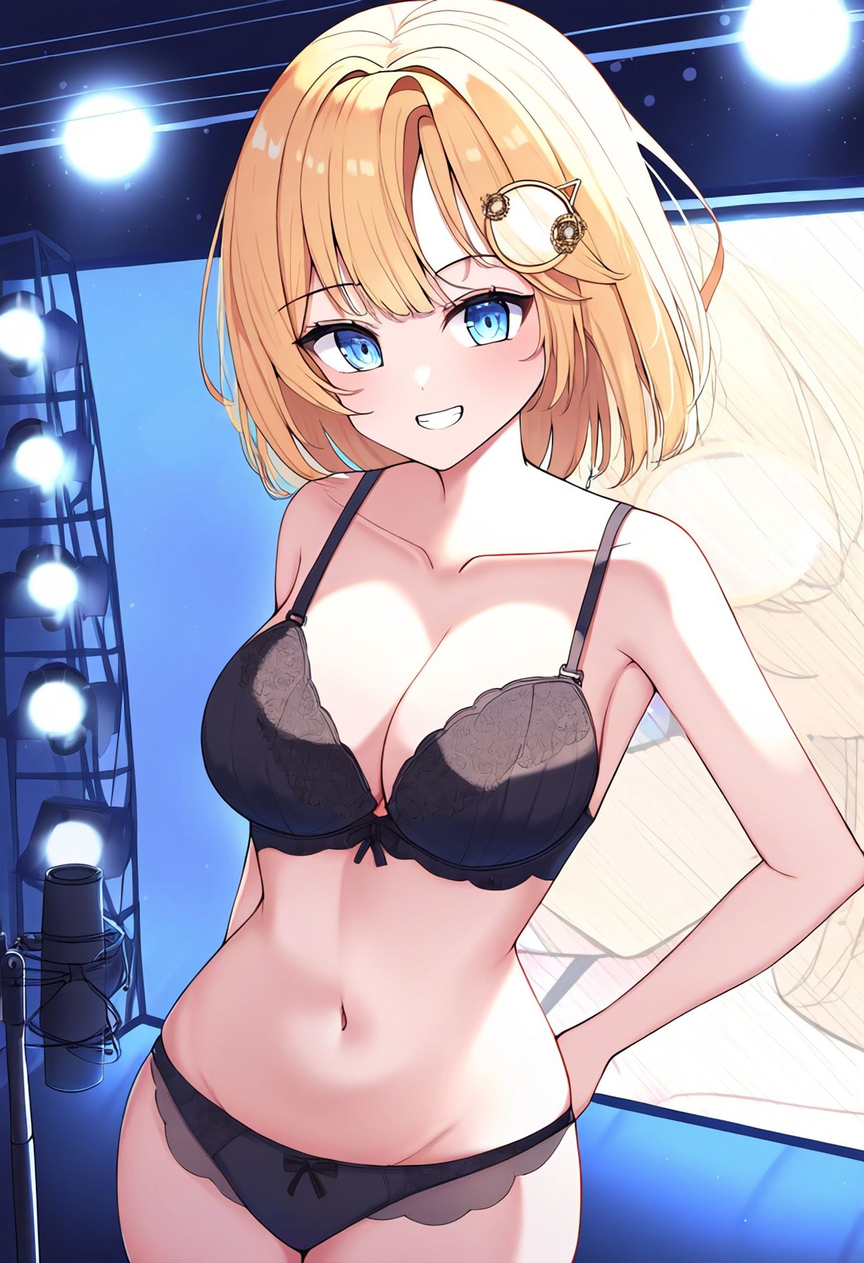 【買い切り版】バーチャル衣装故障で羞恥アメリア（English translation included） サンプル7ページ目