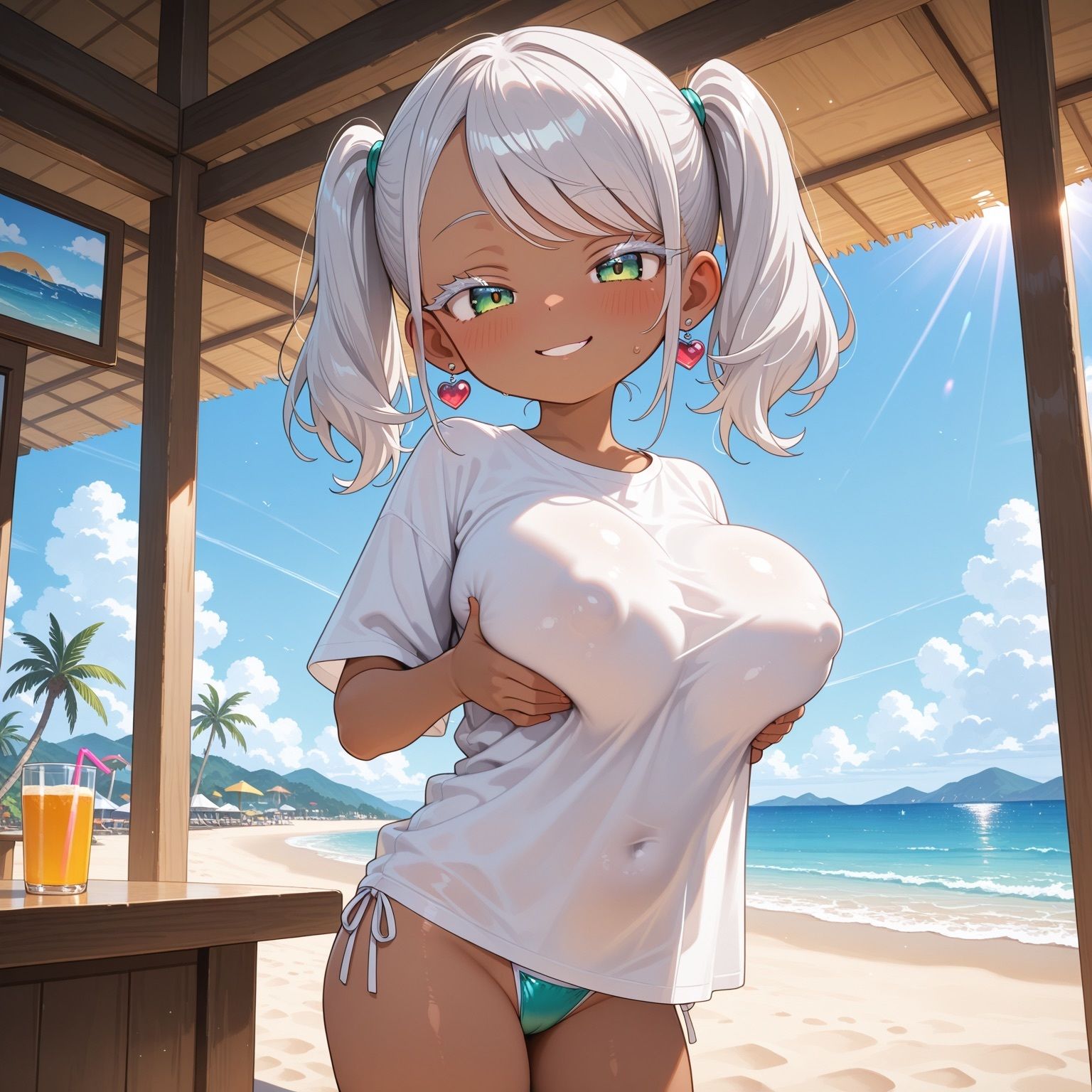 セフレちゃんとバカンス！ サンプル1ページ目