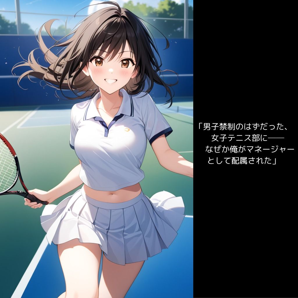 狙われた女子テニス部 サンプル1ページ目