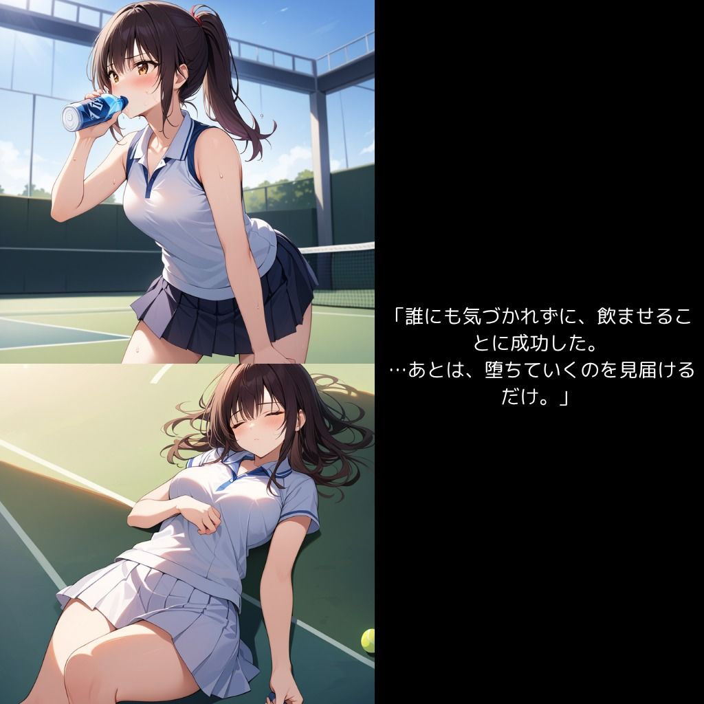 狙われた女子テニス部 サンプル2ページ目