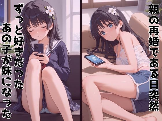 ずっと好きだった同級生が義妹になってイチャイチャHする話  佐〇涙子 サンプル1ページ目