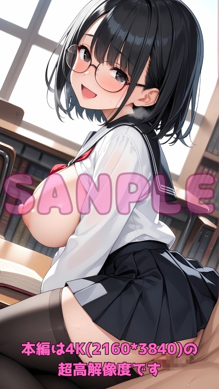 内気なメガネ図書委員の秘密のエッチな誘い3 サンプル4ページ目