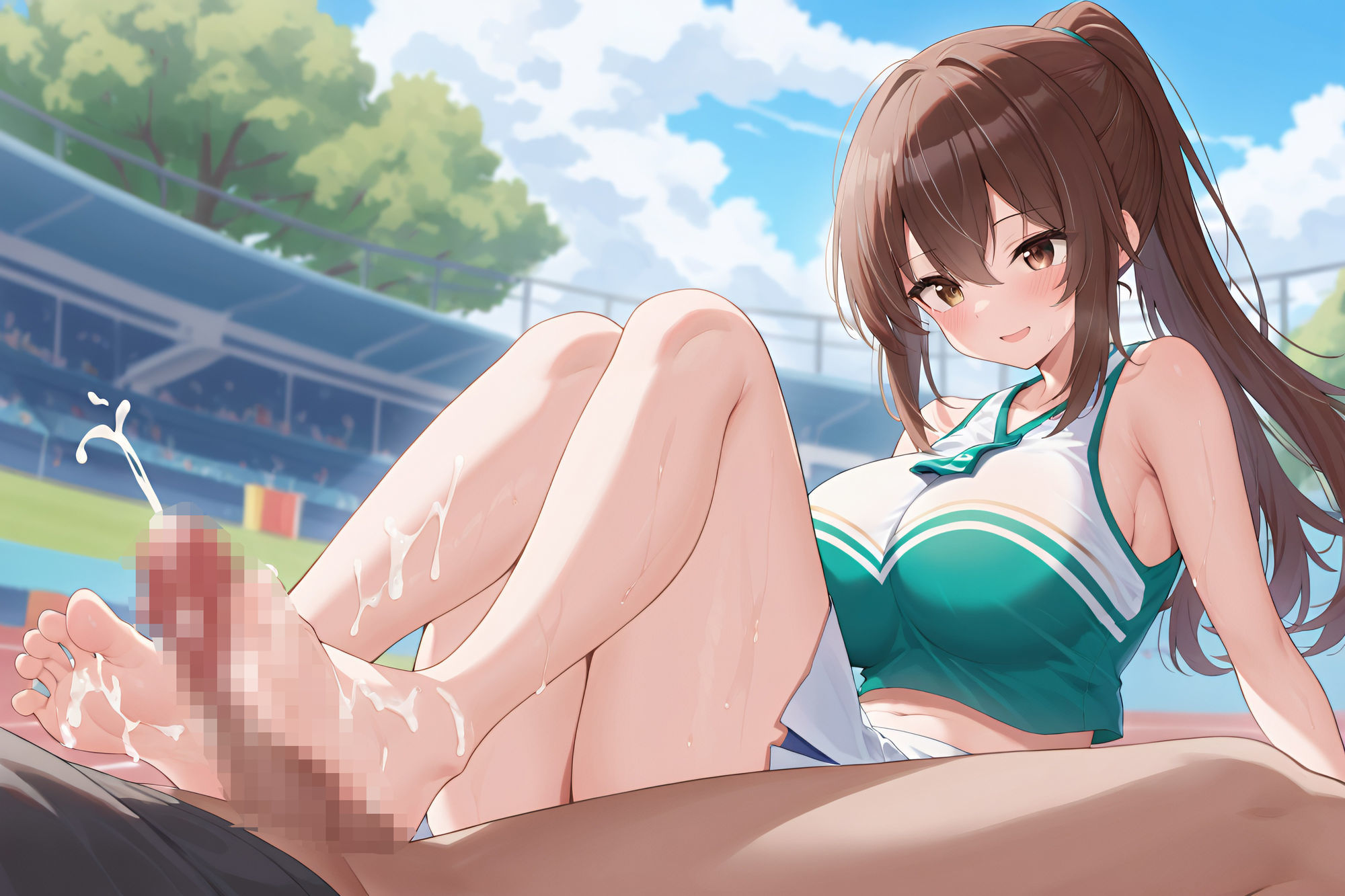 生ハメご奉仕！コスプレ女子校生の性奉仕 サンプル10ページ目