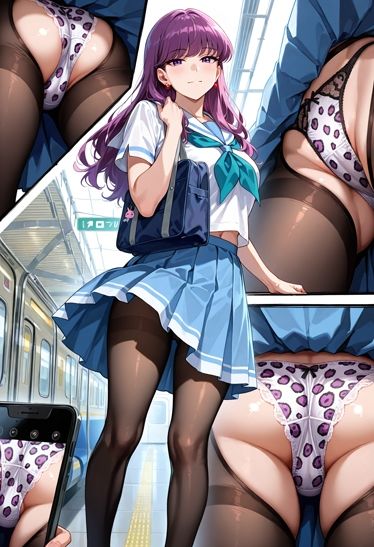 今日のパンティーチェック！その78＆その79 サンプル5ページ目
