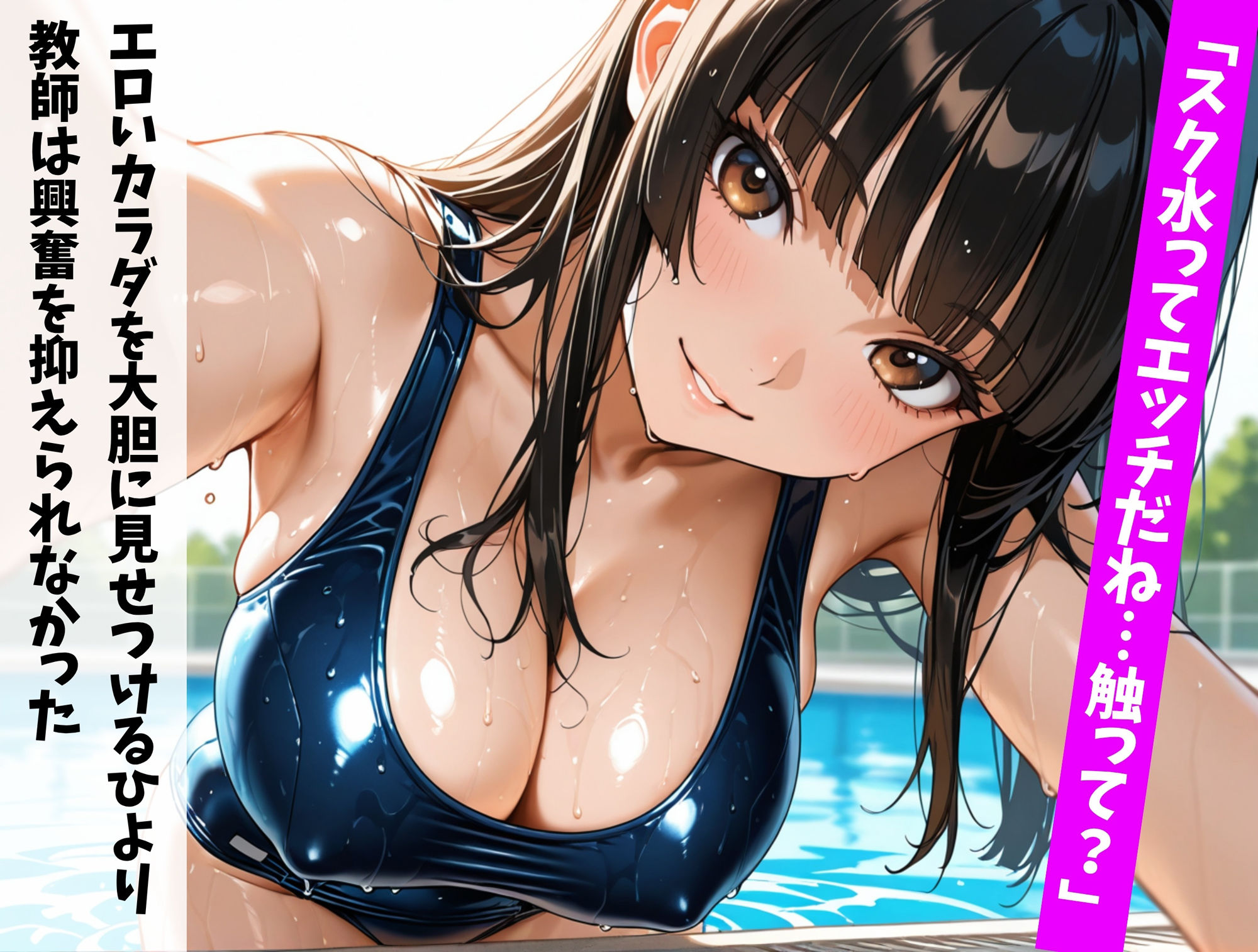 爆乳妹ちゃんキモデブ教師と汗だくえっち サンプル5ページ目