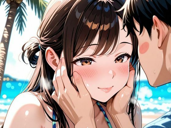 愛液に溺れた背徳の人妻 〜プライベートビーチで響き渡る愛人のイキ喘ぐ声〜 サンプル4ページ目